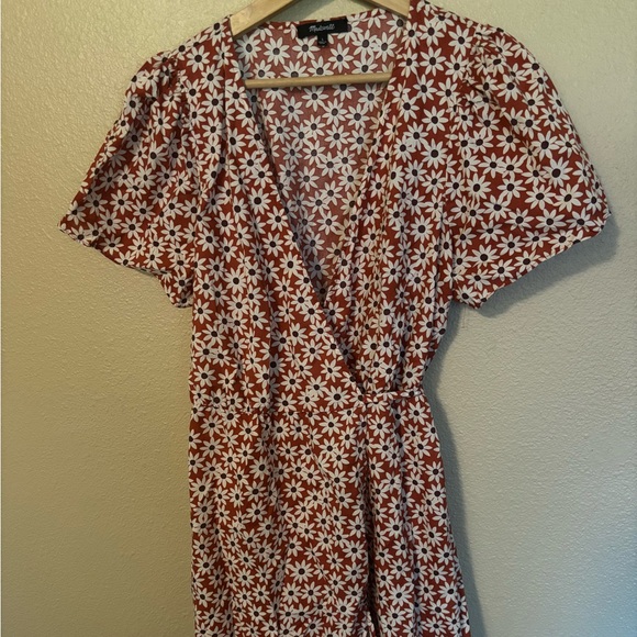 Floral Madewell Wrap Dress - Picture 2 of 3